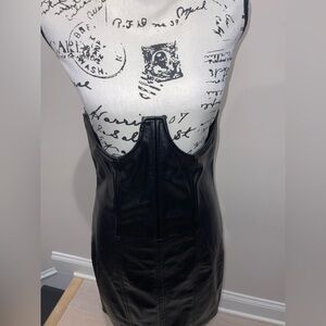 Fashion Nova Black Corset Dress (chain top not included) size Large